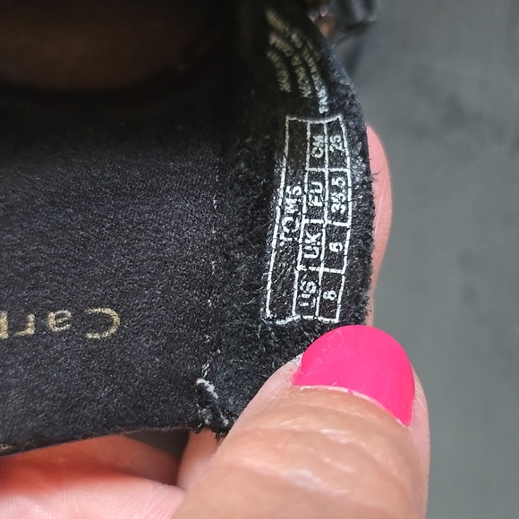 Toms Black Leather Ankle Boots Size 8 - Picture 8 of 8